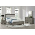 thumbnail image 2 of Wright 4-piece Eastern King Bedroom Set Brown Oak, 2 of 19