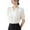 *1-White, variant on CENGNIAN Women's Button Up Collared Dress Shirts,Womens Breathable Short Sleeve Blouse,Business Casual Daily Work Tops For Ladies,Blue,Size L