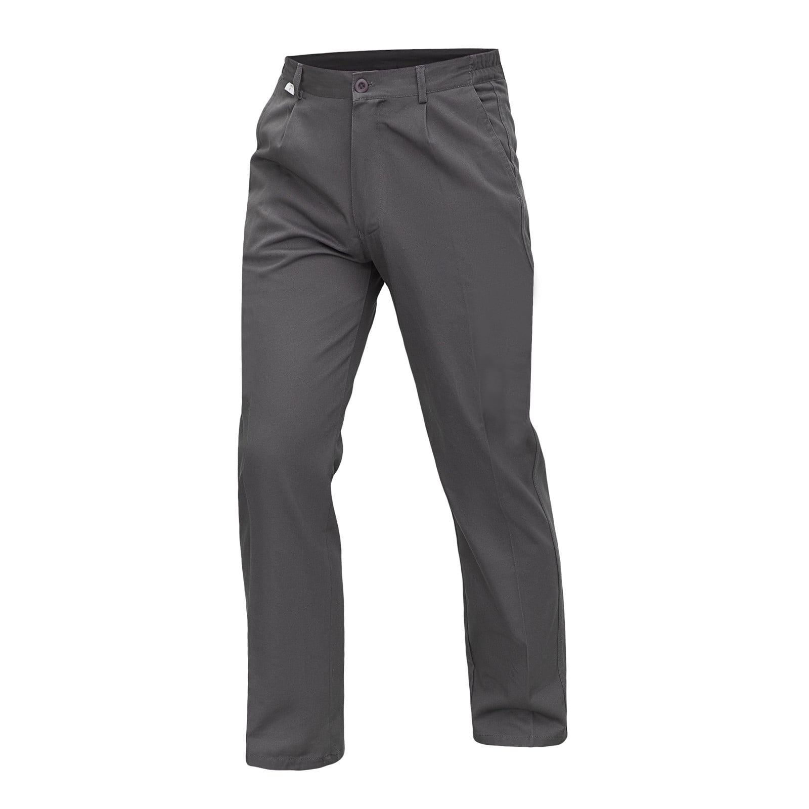 kosheko Men's Outdoor Straight Leg Pants, Front Slant Pockets with Slim Fit, Lightweight Fabric for trail walking hiking Gray XXL