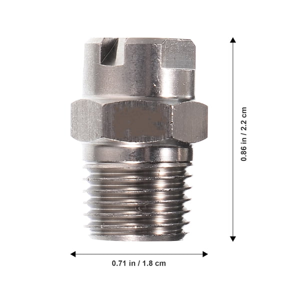KALLORY Metal Misting Nozzle for Garden Hose, Outdoor Watering and Cooling, Spray Accessory