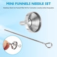 thumbnail image 4 of Mini Funnels Set Stainless Steel Urn Funnel Filler Kit for Cremation Jewelry Ashes y11744, 4 of 8