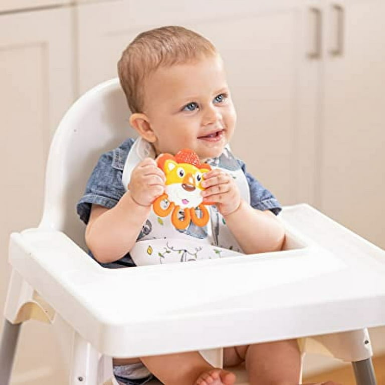 pack) Nuby Vibe-eez Soothing Teether, Lion