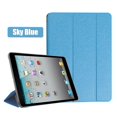 thumbnail image 1 of PU Leather Tablet Case For iPad 2 iPad 3 iPad 4 Case Stand Cover A1395 A1396 A1397 A1416 A1430 A1403 A1458 A1459 A1460 Silk Blue iPad 2 3 4, 1 of 6