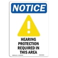 thumbnail image 1 of SignMission OS-NS-A-1218-V-13413 12 x 18 Po Panneau d'Avertissement OSHA - Protection Auditive, 1 of 1