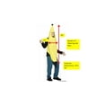 thumbnail image 5 of Rasta Imposta Yellow Lightweight Banana Costume, Teens, Unisex, Size 13 - 16, 5 of 5