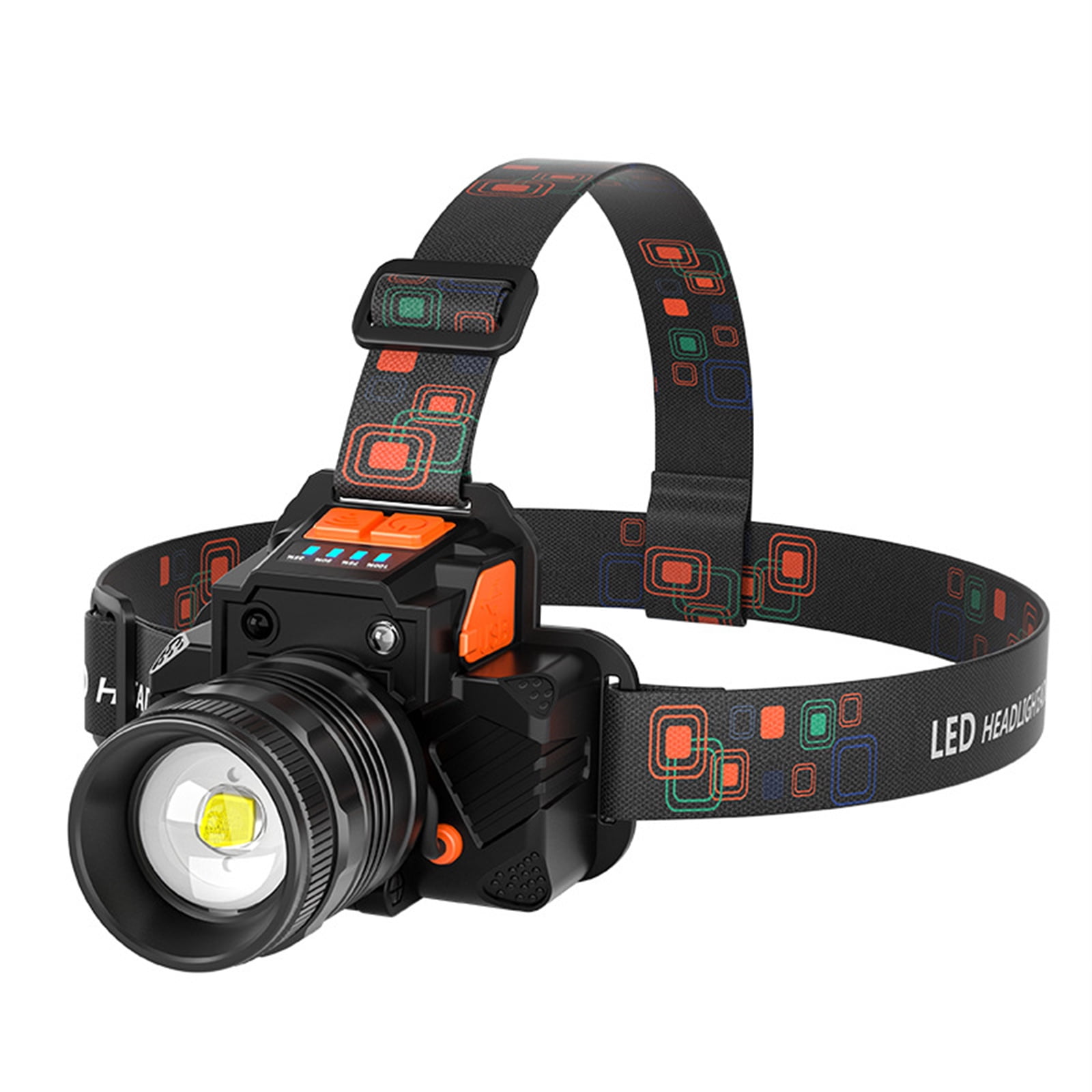 Okwish Fishing Headlamp Torch Outdoor USB LED Headlight Super Bright Light  Modes Suitable For Camping Rechargeable Sensor