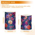 thumbnail image 6 of Yayeee Flameless Candles with Remote Flickering Battery Operated Multi Color Changing, Blooming Flowers Pattern, 6 of 7