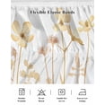 thumbnail image 7 of Yellow Wildflowers Spring Bed Skirt King Size 18" Drop Wildflowers Leaves Farm Ruffled Wrap Around Bed Skirts Adjustable Elastic Bedskirt Dust Ruffle for King Size Bed, 7 of 7