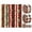 A001- Style A, variant on Christmas Fabric 12.7X12.7Cm Pre-Cut Squares Featuring 42 Pieces of 100% Cotton Fabric for Quilting, Holiday Craft Material with Snowflake and Pinecone Prints for Patchwork Quilt