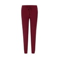 thumbnail image 4 of QATAINLAV Cinch Bottom Pants for Women Baggy Casual Joggers Sweatpants Solid Color Drawstring High Waisted Trousers with Pockets Hoy Oferta Flash Pink S, 4 of 9