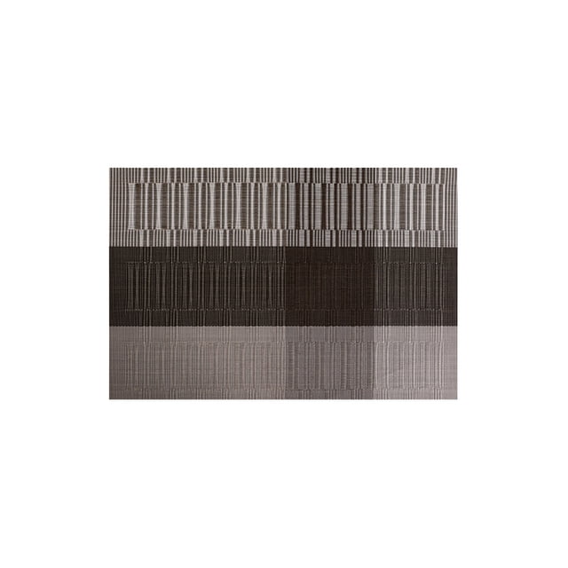 Guardoinrt 1/2/3 Motif PVC Tissé Napperons Résistant aux Taches Bol Tasse Rectangle Isolation Tapis Imperméable Gris 1 Pc