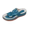 thumbnail image 2 of Zapatillas de cuña cómodas de verano para mujer, sandalias de playa informales de fondo grueso Wmkox8yii  ytu7104, 2 of 9