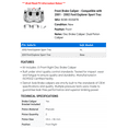thumbnail image 2 of Front Brake Caliper - Compatible with 2001 - 2002 Ford Explorer Sport Trac, 2 of 2