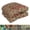 MultiColor, variant on 19-inch U-Shaped Outdoor Spun Polyester Tufted Dining Chair Cushion - Annie Chocolate