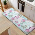 thumbnail image 5 of Pioneer Flower Floral Print Pattern Kitchen Rug Mat,Kitchen Runner Rugs Non Skid Washable,Decorative Kitchen Floor Mats for Kitchen,Sink,Laundry,17"x47.2", 5 of 7