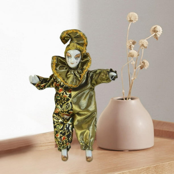 Handmade Porcelain Clown dolls Display Collectible Clown Model Clown Stuffed Toy Walmart