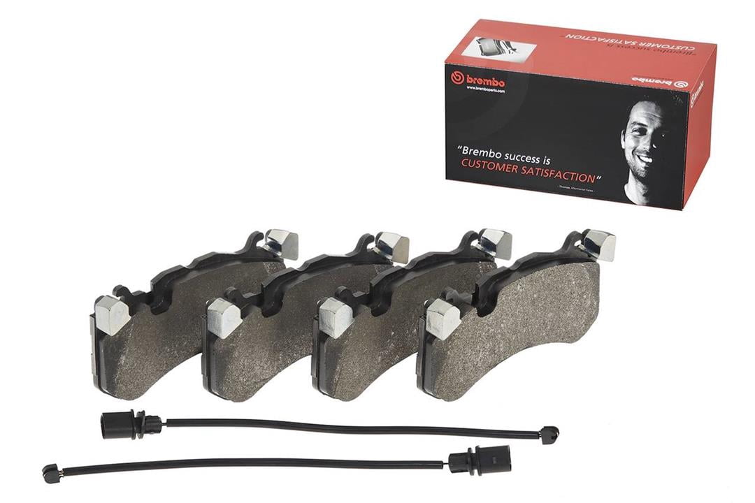 Brembo OE P50127 Low-Met Brake Pads for Audi RS7 (2014-2018) Front