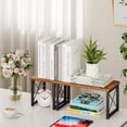 thumbnail image 4 of Honiter 2 Sets Desk Shelf, Desktop Organizer Shelf, 2 Tier Independent Stackable Desktop Shelves, Desktop Office Storage Rack Display Shelf, 4 of 17