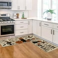 thumbnail image 6 of Halloween Kitchen Rug Set of 2, Non Slip Pumpkin Spooky Mats with Anti Fatigue Comfort, Washable Halloween Decor Rugs for Sink Laundry Office, Farmhouse Holiday Floor Mats 15.8x23.6+15.8x43.3 Inches, 6 of 8