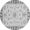 thumbnail image 1 of Ahgly Company Indoor Round Oriental Gray Traditional Area Rugs, 7' Round, 1 of 4