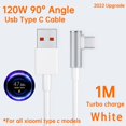thumbnail image 3 of Xiaomi-Cable de carga rápida Original, Usb C cargador Turbo, 120w, 6,5a, codo de 90 grados, Redmi Note 10, Mi 11, 12, Poco Blackshark 5, 3 of 5
