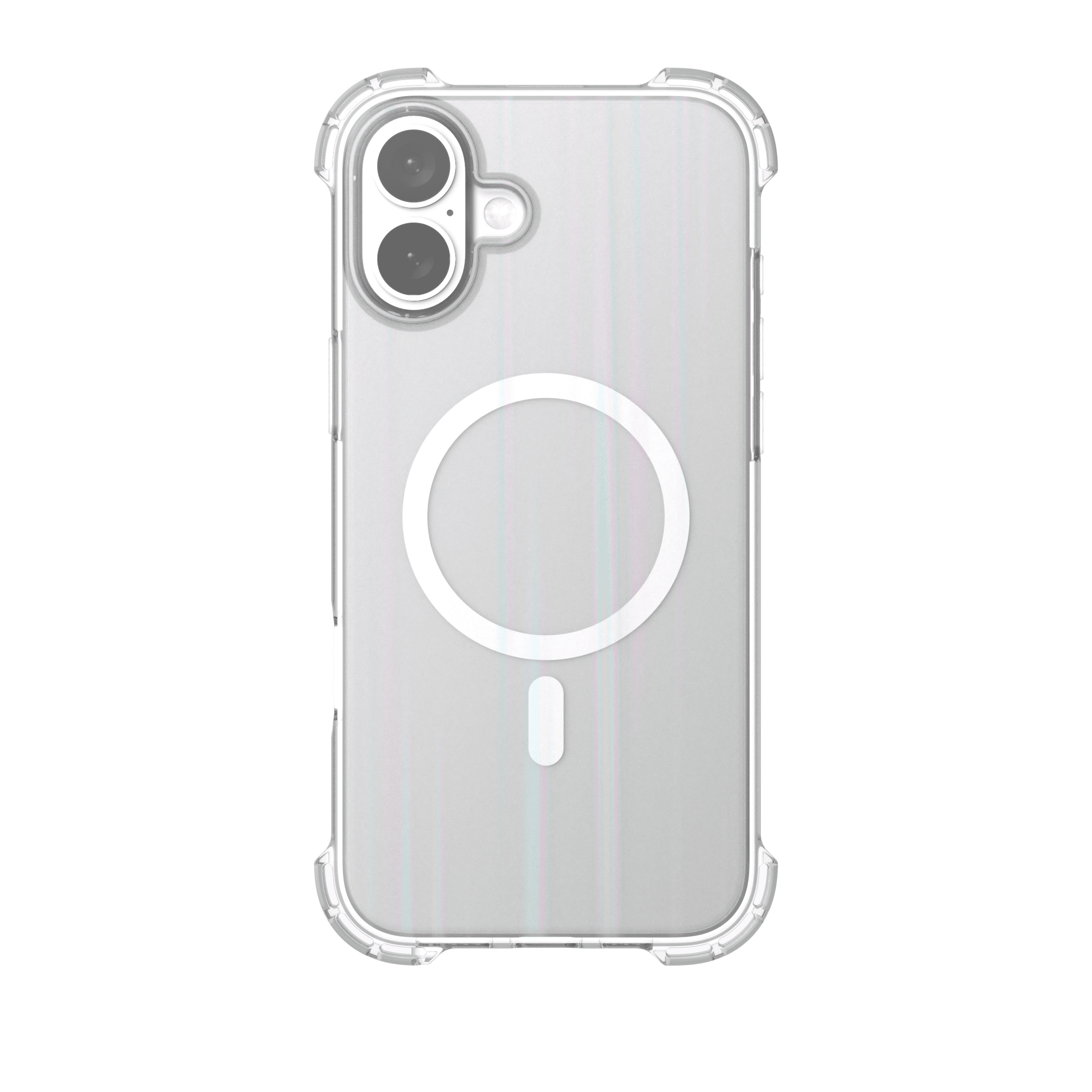 onn iPhone 16 Plus Case with MagSafe Magnet for Apple, Iridescent