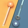 thumbnail image 4 of Monstrate Cepillo de baño Montado en la pared Mango de plástico Cuarto de baño Cuarto de baño Esquina muerta Grieta Depurador de costura Herramientas Suministros de limpieza para el hogar Azul Monstrate HA065135-01B, 4 of 6