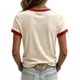 thumbnail image 4 of Never Forget 911 Shirt Women 9/11 25th Anniversary USA Flag Crewneck Casual Patriotic Tops Memorial Tee, 4 of 4