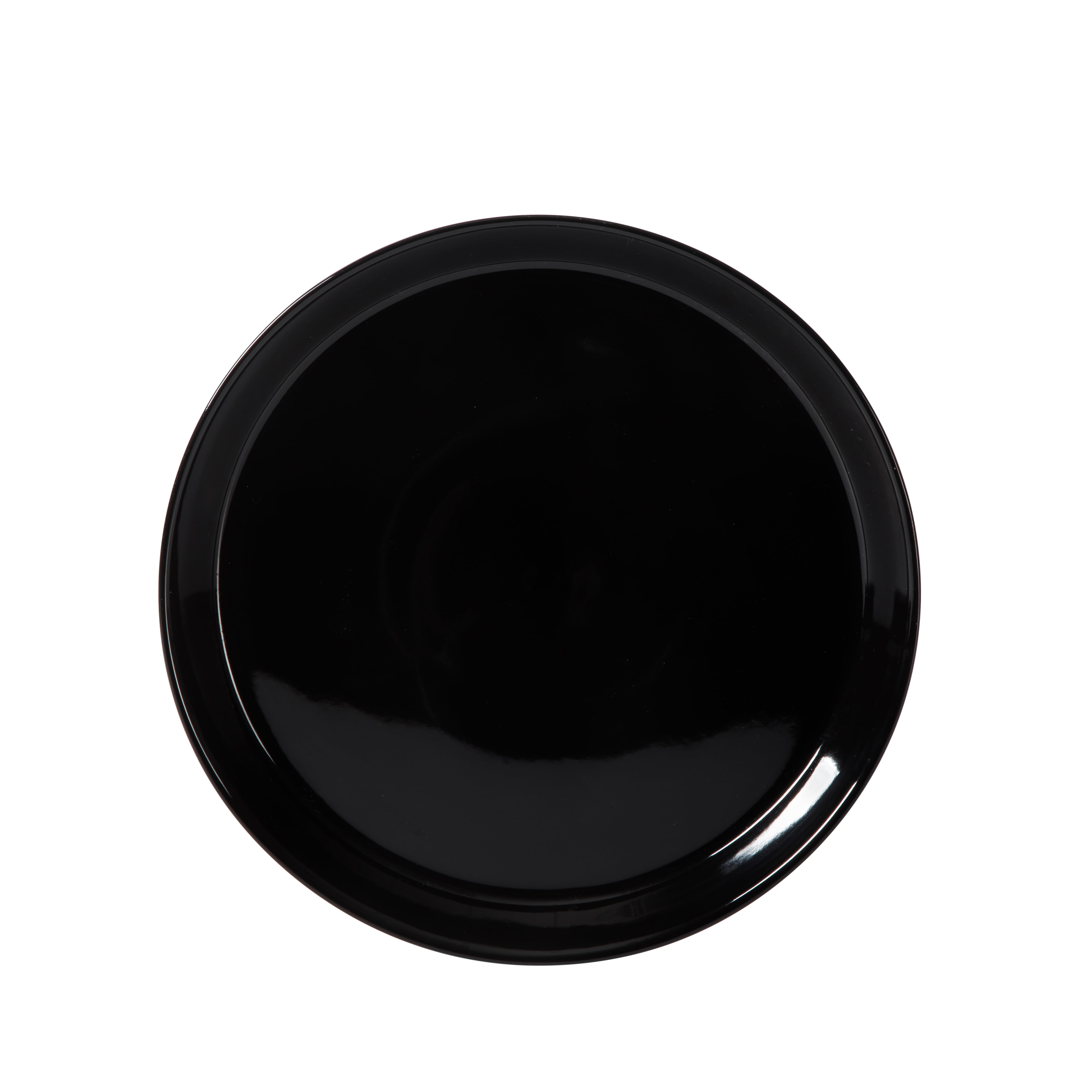 Martha Stewart Everyday Faretta Black 12-Piece Fine Ceramic Dinnerware Set