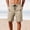 Khaki, variant on Mens Beach Shorts Swim Trunks Quick Dry Swim Shorts with Zipper Pocket Funny Swimwear Bathing Suits No Lining Size 4XL Khaki