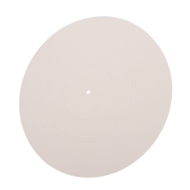 Alfombrilla para Platón Giratorio, Alfombrilla Deslizante LP para Tocadiscos de Goma, Alfombrilla Universal LP de 12 "Para Tocadiscos, reduce El Ruido y Una de Graves Más