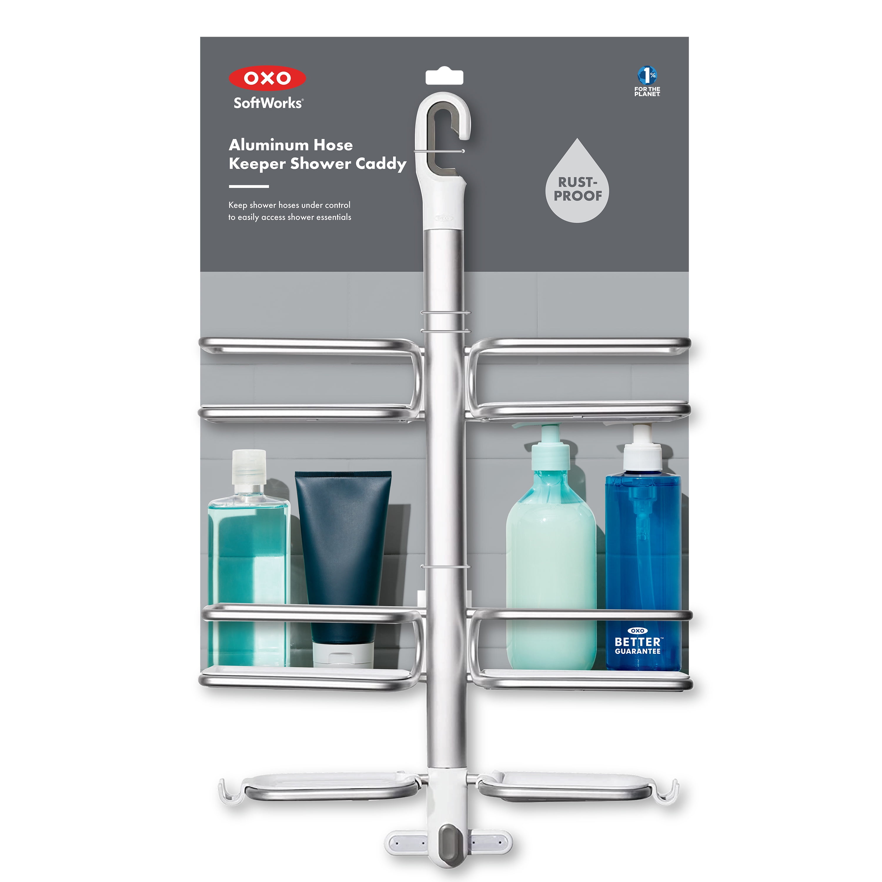 OXO SoftWorks Aluminum Hose Keeper Caddy