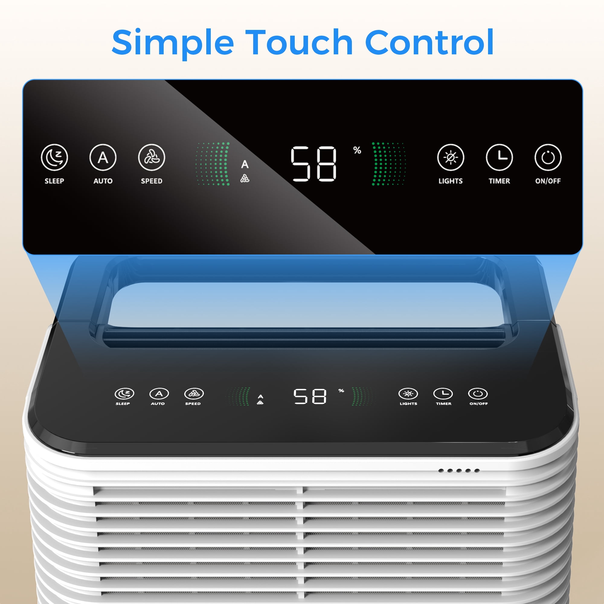 KLOUDIC 12 Pints (DOE) Dehumidifier for Basements, Home Large Rooms, Bathrooms,  MAX 50 Pints/Day, Auto Mode with Drain Hose, Smart Humidity Control, 2.5L Water Tank, Covers Up to 2000 Sq.ft