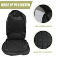 thumbnail image 3 of WASHWEPE 9Pcs PU Car Seat Cover Black Seat Protection for All Seasons Car Owners, 3 of 7