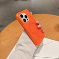 thumbnail image 6 of Dteck Magnetic Case for iPhone 16 Pro Max, Compatible with MagSafe, Military Grade Drop Protection Slim Translucent Matte Shockproof with Anti-Fingerprint Phone Case,Orange, 6 of 6