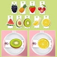 thumbnail image 3 of Acrylic Name Tags Acrylic Cup Lid Labels Fruit Pattern Design Stylish Drinkware Identification Tags Mug Lid Nameplate for 40oz Office Water Bottle, 3 of 8