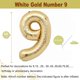 thumbnail image 2 of Globo Yeodong número 9 de oro blanco de 1 m para 9 cumpleaños, 2 of 7
