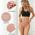 thumbnail image 3 of Loritta 12 Pack Seamless Underwear for Women No Show Bikini Panties Stretch Silky Invisible Hipster, 3 of 7