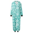 thumbnail image 4 of Nmnitkp Christmas Pajamas for Family Add Festive Atmosphere Matching Christmas Onesie Pajamas for Family, Hooded One Piece Vacation PJs, Cute Printed Holiday Loungewear, 4 of 6