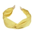 thumbnail image 6 of Unique Bargains 1 Pc Fashion Faux Diamond Knitted Crossover Headband for Women 5.91"x2.17" Yellow, 6 of 6