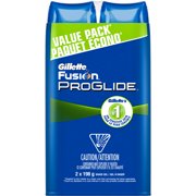 Gillette Fusion ProGlide Sensitive Skin Shave Gel, 2 Pack