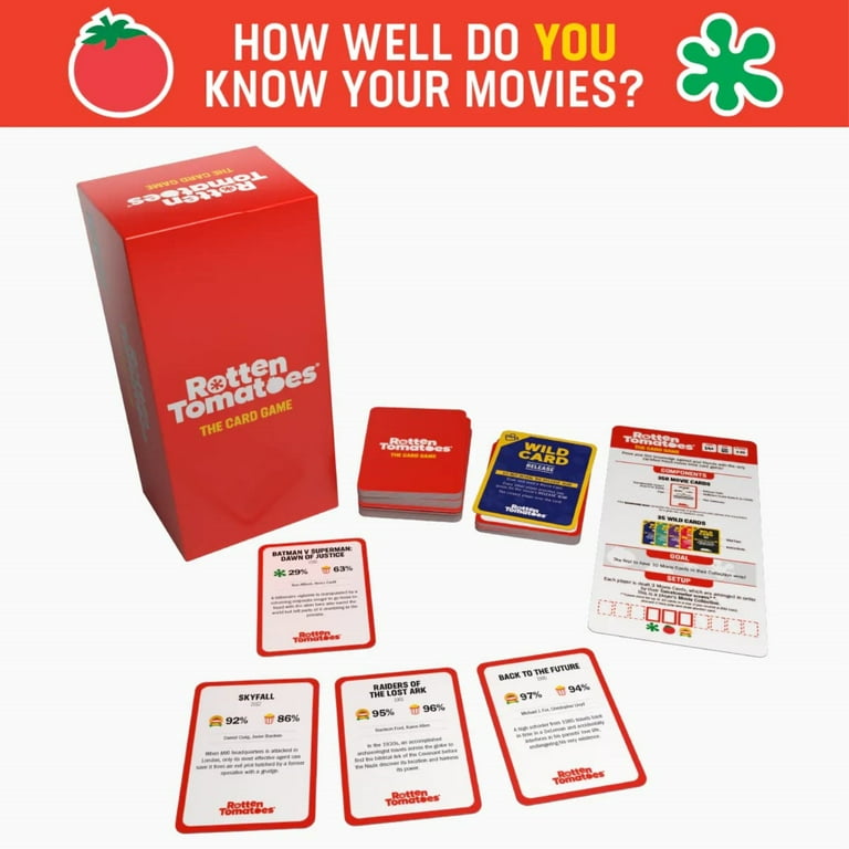 Cryptozoic Entertainment Rotten Tomatoes: The Card Game | Party Game for Movie Fans | 2-20 Players Cryptozoic Entertainment Rotten Tomatoes: The Card Game | Party Game for Movie Fans | 2-20 Players