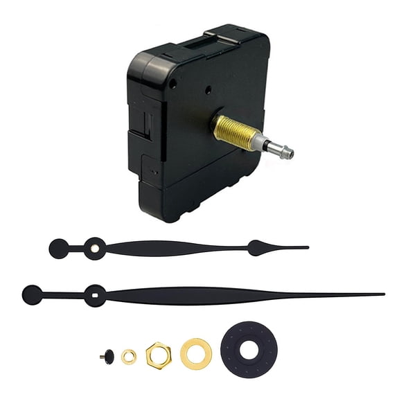 Wall Clock Motor with Long Clock Hands Set Long Shaft High Torqued Quartzs Clock Movement Home Decors Clock Repair