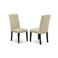 thumbnail image 3 of Elegant 6-Piece Dining Set - Linen White TableParson Chairs, 3 of 6