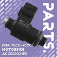 thumbnail image 5 of MEV1-038 MEV1-038-A One Holes Motorcycle Fuel Injector Nozzle for 70CC-90CC Motorbike Accessories, 5 of 5