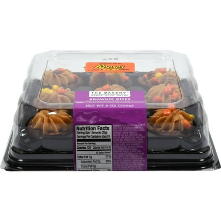 The Bakery Baked With Pride Brownie Bites With Peanut Butter Frosting