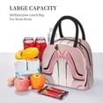 thumbnail image 5 of Pofeuu High Heel Shoes Butterfly Print Lunch Bag for Adult Insulated Lunch Box,Leakproof Cooler Food Lunch Containers Reusable High Capacity Lunch Tote Bags-One Size, 5 of 6