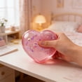 thumbnail image 3 of Maltose Ocean Heart Squishy Toy Creative Fun Squeeze Toy for Relief, Translucent Sensory Fidget Toy for Relaxation, 3 of 5