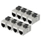 thumbnail image 1 of 8 Paquetes de Jacks CAT 6a, Acopladores RJ45 hembra a hembra rectos con blindaje, 1 of 6