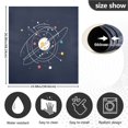 thumbnail image 5 of Yayeee Magnetic Dishwasher Cover for The Front Decoration Home Kitchen Machine Sticker Protector, White Planet, 5 of 6